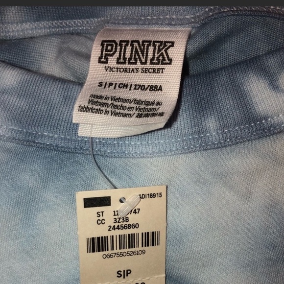 PINK Tie Dye Long Sleeve Tee - Picture 3 of 4